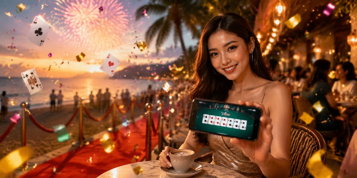 Meja poker dalam talian dengan pemain dari seluruh Malaysia